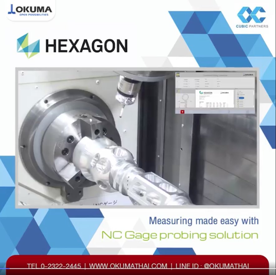 HEXAGON - Measuring made easy with NC Gage probing solution.