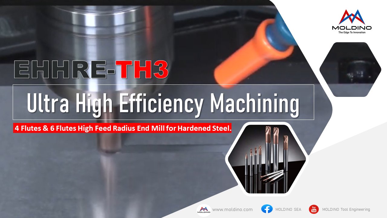 EHHRE-TH3 (High Feed Radius Endmill for Hardened Material)