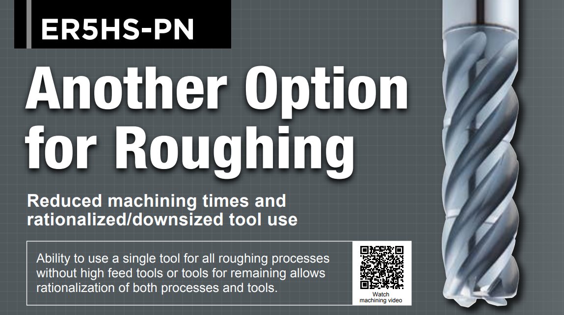 ER5HS-PN Endmill for Adaptive Milling